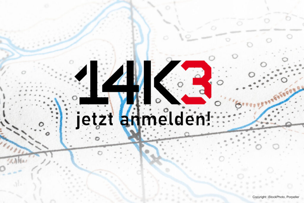 Das Bild zeigt eine Landkarte, auf der ein Fluß ein Gelände schneidet.